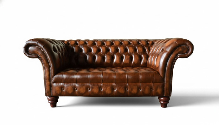Luxusný Chesterfield dvojmiestny gauč