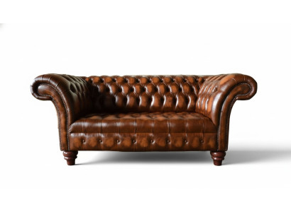 Luxusný Chesterfield dvojmiestny gauč