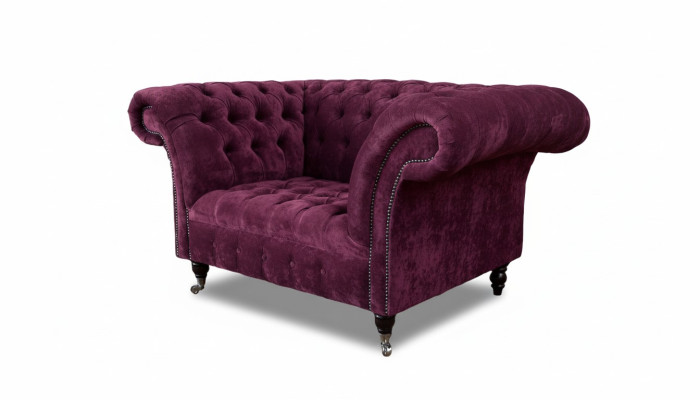 Sessel Ohrensessel Luxus 1 Sitzer Einsitzer Polster Design Stoff Modern