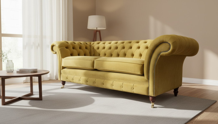 Luxusný trojsedák Chesterfield