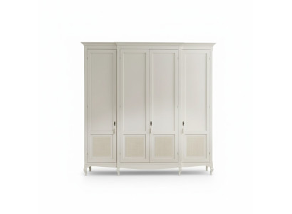 Schlafzimmer Luxus Kleiderschrank Weiß Schrank Holz Moderne Möbel Neu