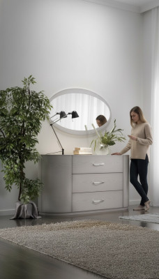 Schlafzimmer Holz Modern Luxus Italien Design Kommode Möbel Klassisch
