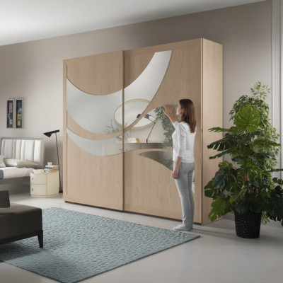 Kleiderschrank Design Schrank Luxus Einrichtung Schlafzimmer Möbel Neu