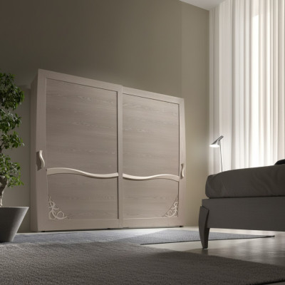 Luxus Kleiderschrank Italienische Möbel Schlafzimmer Schrank Echtholz