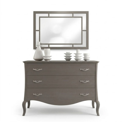 Kommode Spiegel Kommoden Schrank Luxus Regal Möbel Gruppe Neu Set 2tlg.