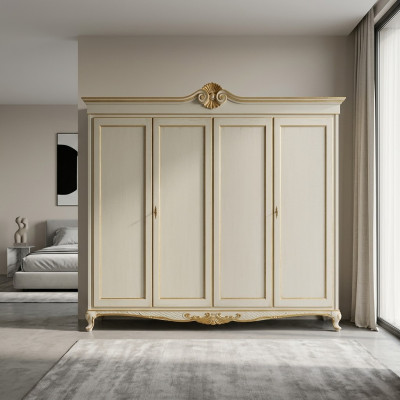 Klassische Möbel Regal Schrank Schlafzimmer Italienische Design Holz Neu
