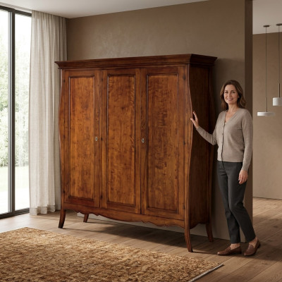 Kleiderschrank Schlafzimmer Holz Schrank Modern Stil Schränke Regale