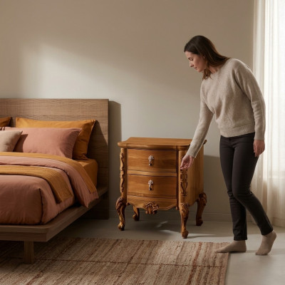 Nachttisch Nachtkonsole Design Beistelltisch Schlafzimmer Nachttische