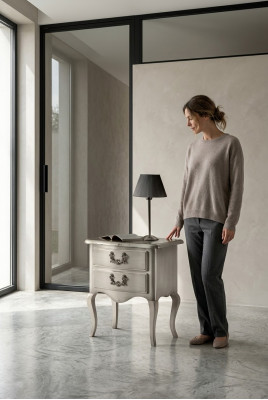 Design Nachttisch Konsole Beistell Tische Schlaf Zimmer Holz Luxus Neu