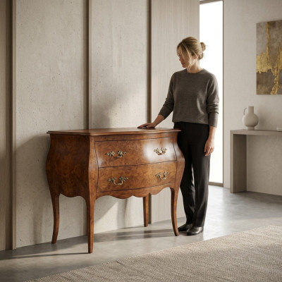 Italienische Möbel Braun Kommode Designer Möbel Holz Schlafzimmer Neu