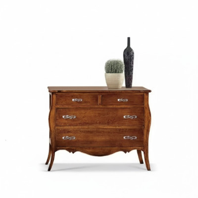 Italienische Möbel Design Kommode Schrank Braun Luxus Holz Möbel Neu