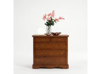Kommode Luxus Konsole Klassische Schlafzimmer Holz Modern Design Braun