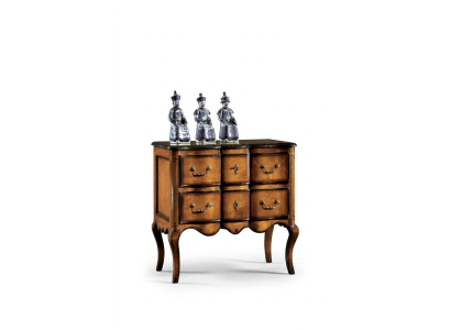 Kommode mit 2 Schubladen Sideboard Holz Schrank Kommoden Braun Neu