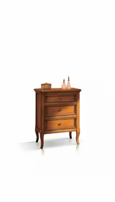 Nachttisch Klassische mit 3 Schubladen Konsolen Design Schlafzimmer