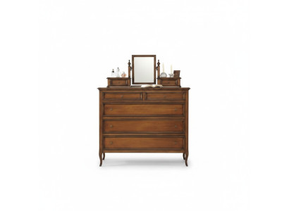 Luxus Kommode Braun Schrank Wohnzimmer Holz Design Klassische Möbel Neu