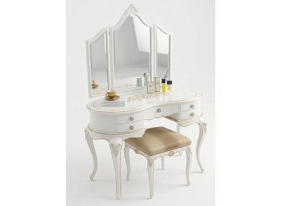 Schminktisch mit Spiegel Komplett Set Schlafzimmer Neu 2tlg. Konsole