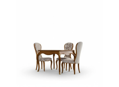 Luxus Esszimmer Set Braun Garnitur Klassische Tisch 4x Stühle Sets 5tlg