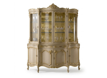 Wohnzimmer Vitrine Glas Schrank Schränke Vitrinen Holz Italienische Möbel