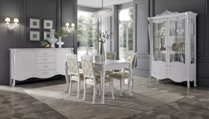 Esstisch 4x Stühle Stuhl Esszimmer Essgruppe Modern Sideboard Garnitur