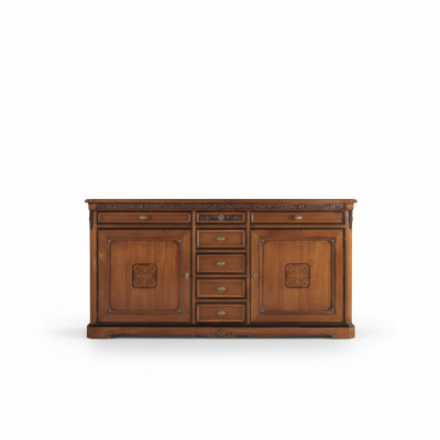 Sideboard Möbel Design Klassisch Kommoden Holz Braun Luxus Holz Schrank