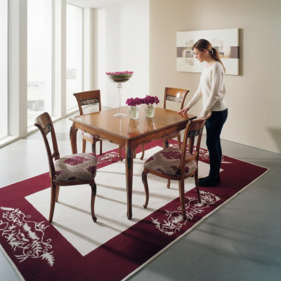 Komplett Set Esstisch 4x Stühle Esszimmer Set Ess Gruppe Holz Tisch 5tlg