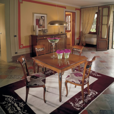 Komplett Set Esstisch 4x Stühle Esszimmer Set Ess Gruppe Holz Tisch 5tlg