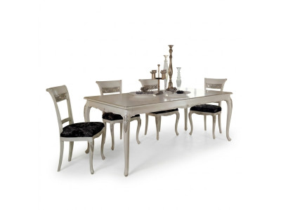 Esszimmer Set Esstisch 4x Stühle Garnitur Tisch Gruppe 5tlg. Komplett