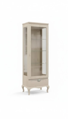 Vitrine Italienische Luxus Möbel Vitrinen Anrichte Schrank Glas Design