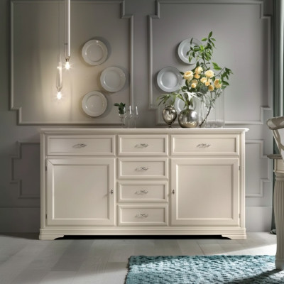 Kommode Holz Schränke Anrichte Möbel Luxus Sideboard Schrank Italien