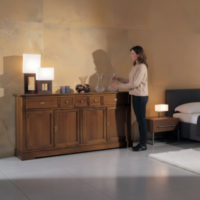Kommode Anrichte Schrank Sideboard Kommoden Stil Holz Luxus Möbel Neu
