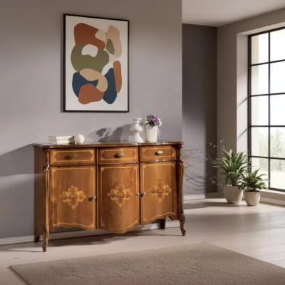 Design Kommode Luxus Holz Sideboard Schrank Wohnzimmer Schränke Neu