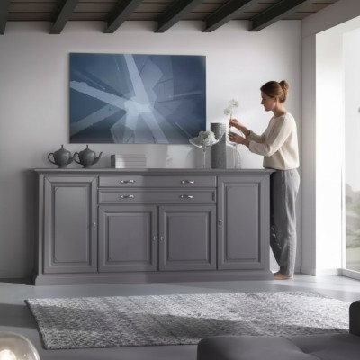 Kommode Schrank Sideboard Klassischе Luxus Wohnzimmer Schranke Holz