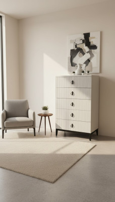 Elegante Kommode Perfekte Ergänzung für Ihr Schlafzimmer Interieur Neu