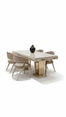 Luxuriöser 6x Stühle Klare Linien und Eleganz Ergänzung für jedesder Innenraum
