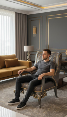 Moderne Hochwertige Sessel Wohnzimmermöbel Premium Sessel Wohnzimmer Neu