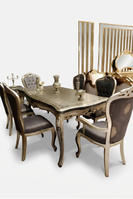 Stilvoller Esszimmer 6x stühle Esszimmer Möbel 6x Stühle 6 stabilen Stühlen