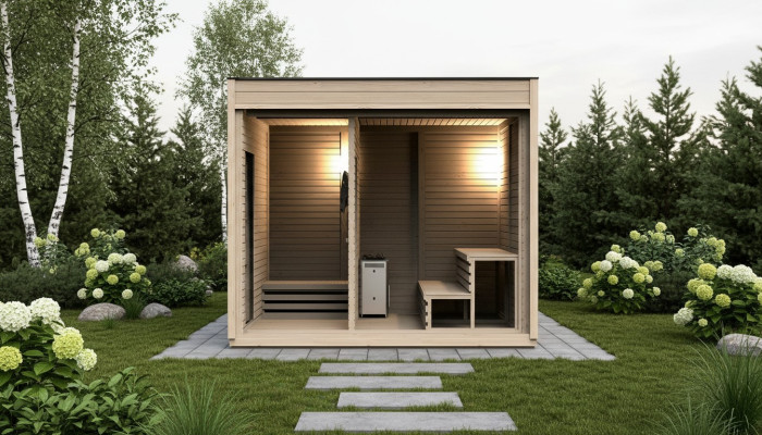 Sauna Holz Trockensauna Garten Holzsauna Outdoor Saunas Gartensauna