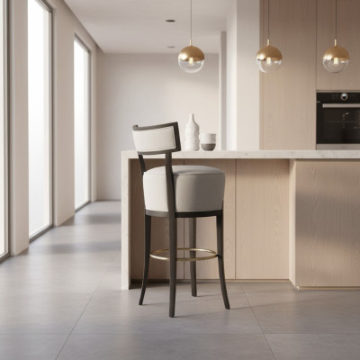 Stuhl Esszimmerstühle Küchenstuhl Wohnzimmer - Grau Schwarz Stuhl Stühle