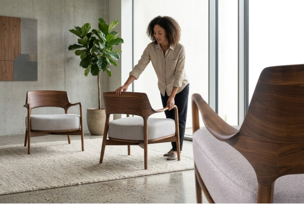 Esszimmer Stuhl Wohnzimmer Lehnstuhl Stühle Holz Modern Polster Lehnstühle