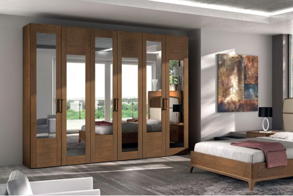 Schlafzimmer Kleiderschrank Material Holz Schrank Stil Modern neu