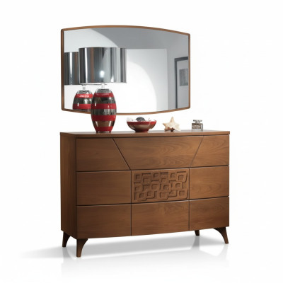 Schlafzimmer Set Kommode Spiegel Luxus Komplettes Modern Kommoden 2tlg