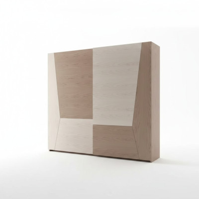 Kleiderschrank braun Schlafzimmer Material Holz Schrank Luxus Modern