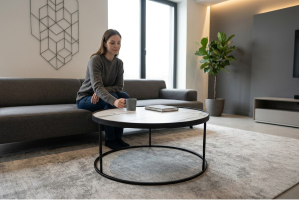 Couchtisch Luxus Wohnzimmer Möbel Tisch schwarz Beistelltisch Design