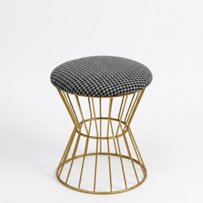 Hocker Fußhocker Würfel Luxus Möbel Design Stil Lounge Club Stoff