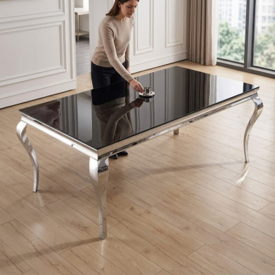 Grauer Esstisch Rechteckiger Esszimmer Tisch Luxus Holztische Tische