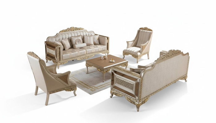 Sofagarnitur 3311 Sitzer Wohnzimmer Set Modern Set Neu Luxus Möbel