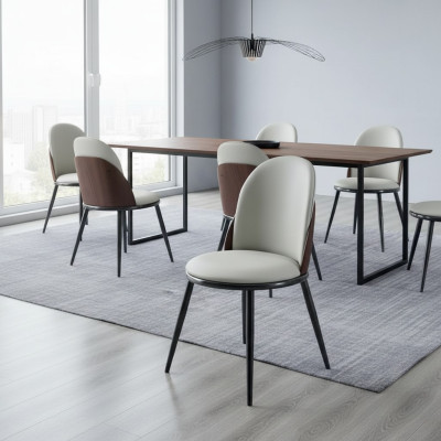 Esszimmer Möbel Designer Weißer Einsitzer Ohne Armlehnen Luxus Holzstuhl