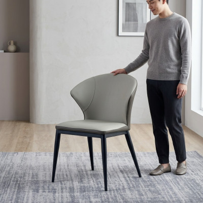 Weiße Polsterstühle Designer Textil Einsitzer Esszimmer Edle Holzstühle