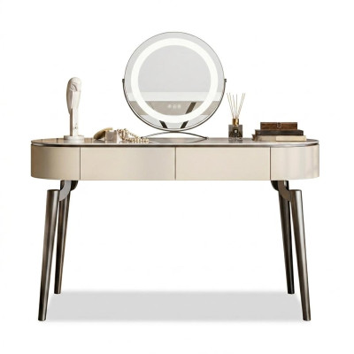 Beiger Kosmetiktisch Designer Schlafzimmer Möbel Edle Frisierkommode