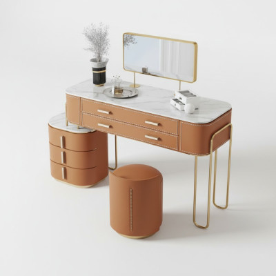Schlafzimmer Zweifarbiger Schminktisch Frisiertisch 2x Schubladen Neu